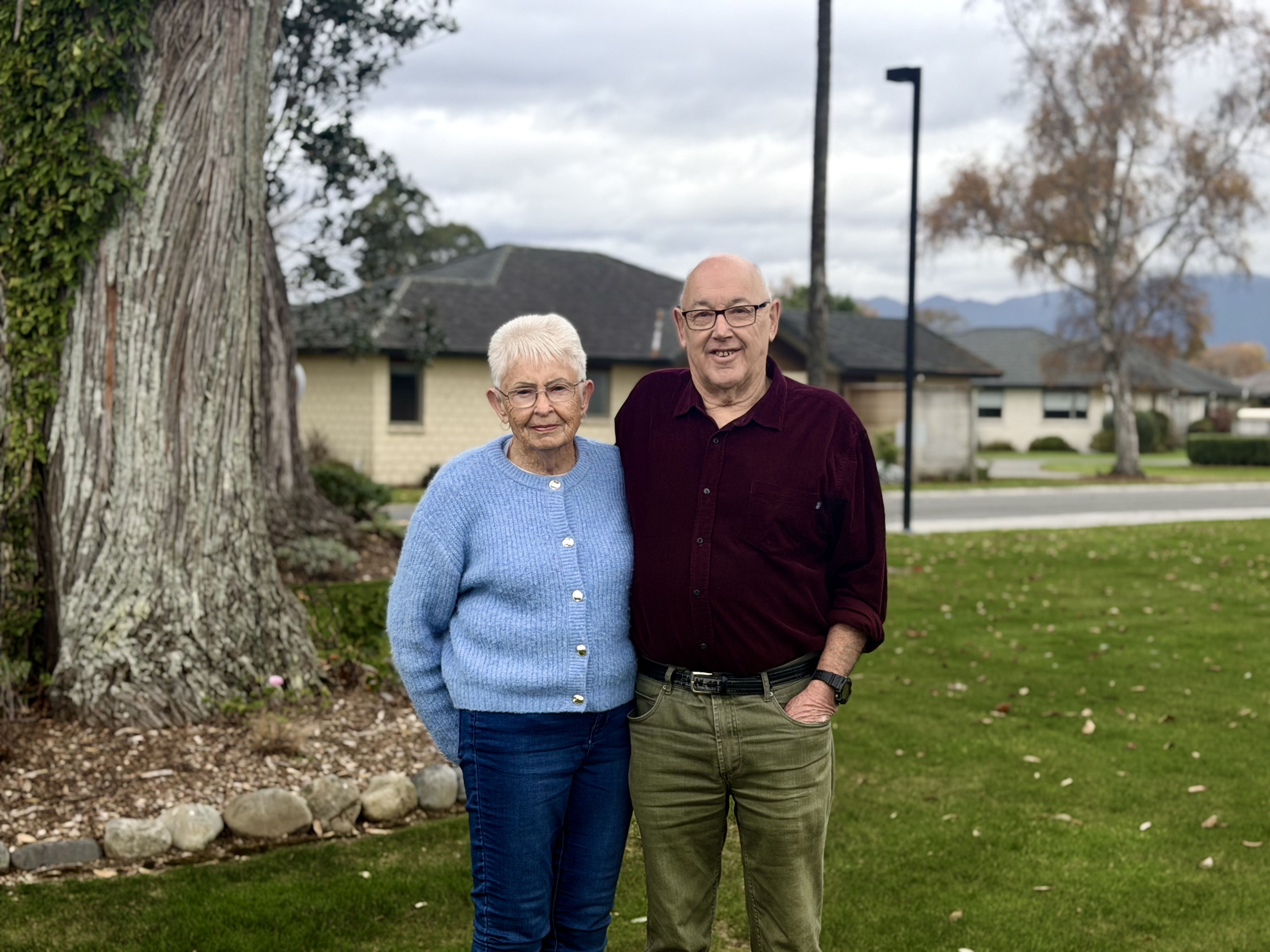 Our first residents - John and Trish