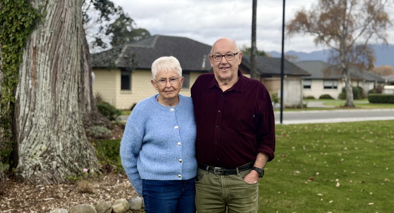 Our first residents - John and Trish